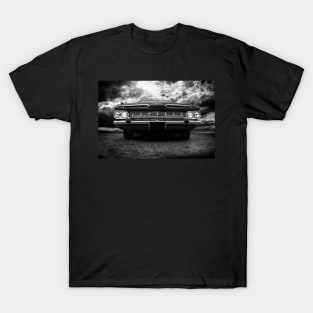 1959 Chevy Impala, black and white T-Shirt